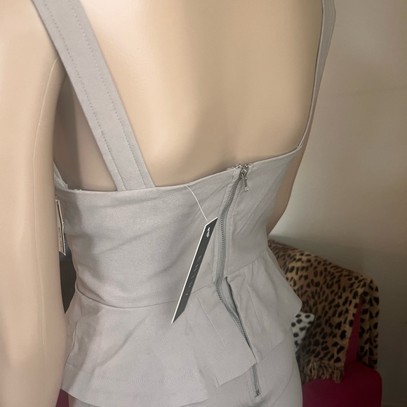 Shoulder strap mini dress in cream ☕️ - Picture 5 of 6